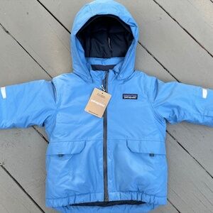 Patagonia Baby Snow Pile Jacket- Blue- 2T- NWT